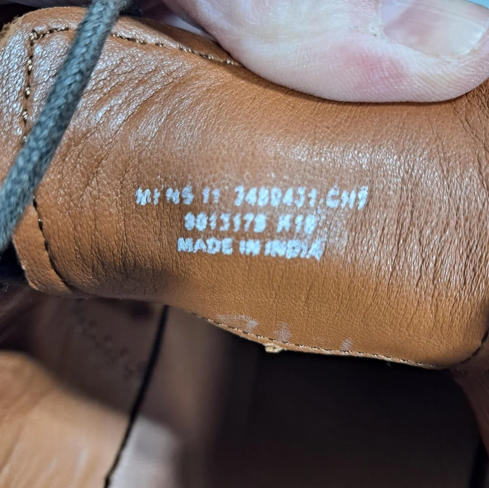 Frye Brown Leather Derby Shoes
